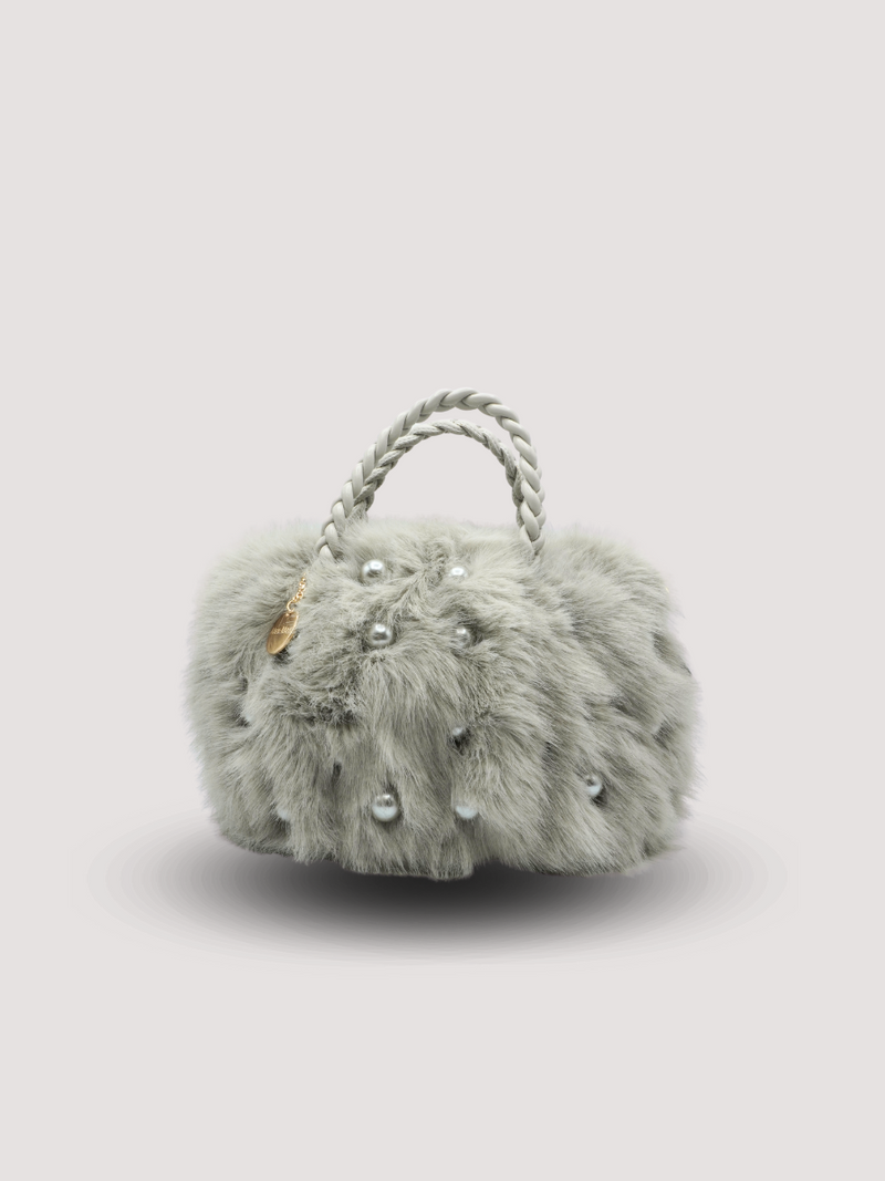 Bolso Alex Max Peluche y Perlas