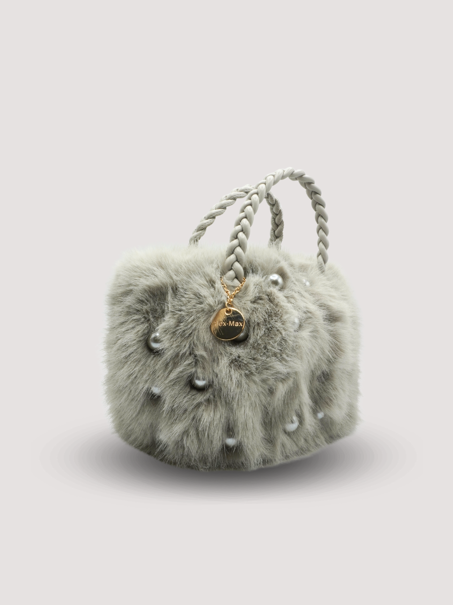 Bolso Alex Max Peluche y Perlas