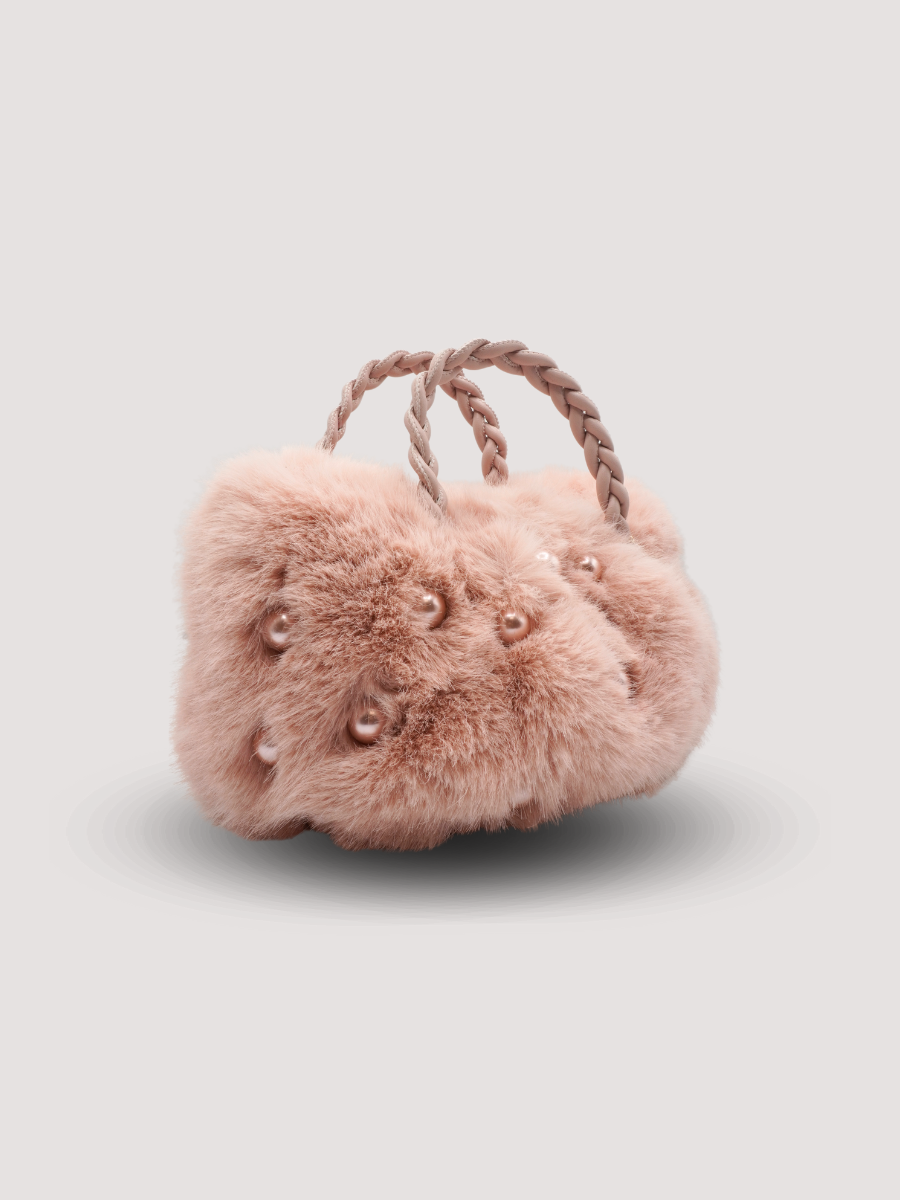 Bolso Alex Max Peluche y Perlas