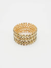 Pulsera cristal ajustable con 3 tiras
