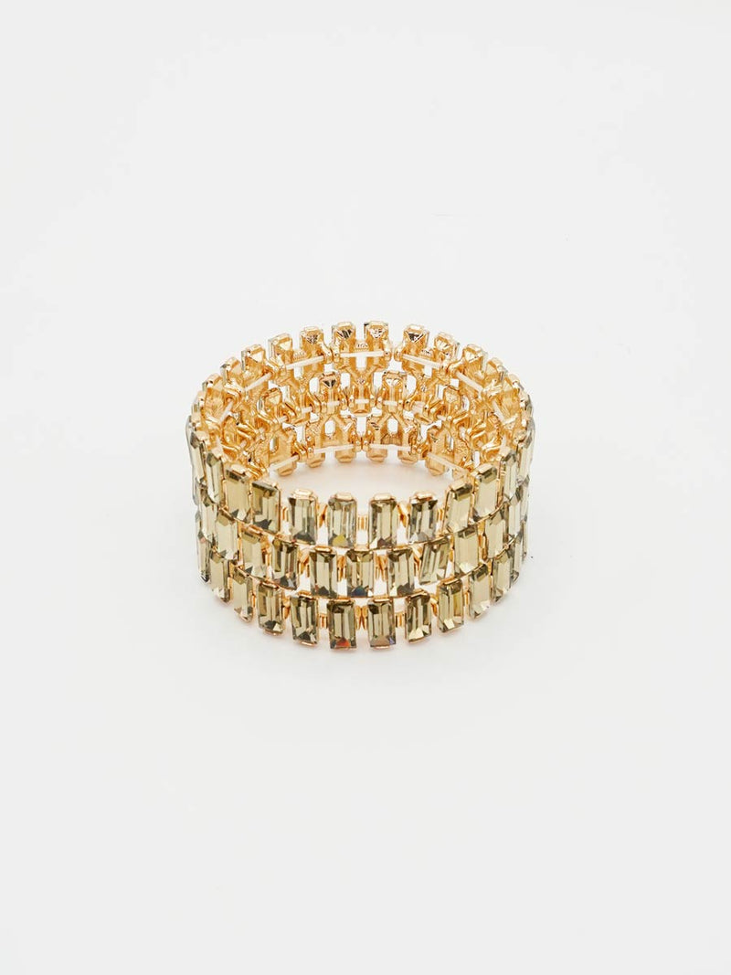 Pulsera cristal ajustable con 3 tiras