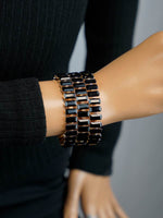 Pulsera cristal ajustable con 3 tiras